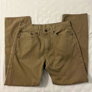 Men's Khaki Levi 505 Size 34/32
